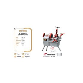 Proter PR 1002 2 inç Tezgah Tip Pafta Makinesi