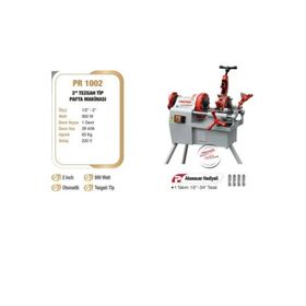 Proter PR 1002 2 inç Tezgah Tip Pafta Makinesi