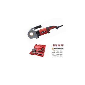 Proter PR 1710 1/2 inç 11/4 inç Elektrikli El Tipi Boru Pafta Makinesi