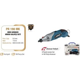 Proter PR 190 MK Mini Grinder Mikro Kalıpçı Seti