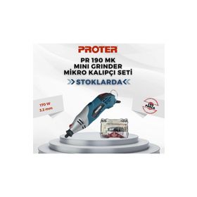 Proter PR 190 MK Mini Grinder Mikro Kalıpçı Seti