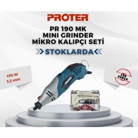 Proter PR 190 MK Mini Grinder Mikro Kalıpçı Seti