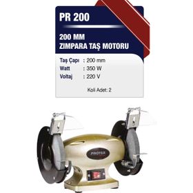 Proter PR 200 Zımpara Taş Motoru