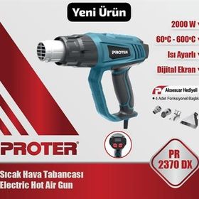Proter PR 2370 DX Dijital Sıcak Hava Tabancası