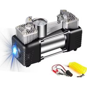 Proter PR 265 P2 12V 150 PSI Çift Pistonlu Lastik Şişirme Kompresörü