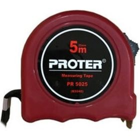 Proter PR 5025 S 5x25 mm Çift Stoplu Çelik Şerit Metre