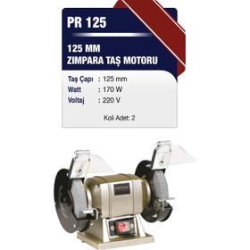 PROTER PR125 Zımpara Taş Motoru