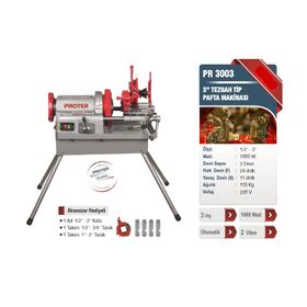 Proter PR3003 Pafta Makinesi