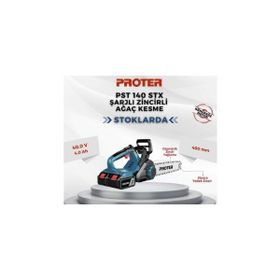 Proter PST 140 STX 20V 4.0Ah Şarjlı Zincirli Ağaç Kesme Makinesi