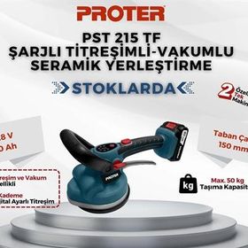 Proter PST 215 TF Şarjlı Titreşimli-Vakumlu Seramik Yerleştirme