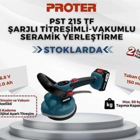 Proter PST 215 TF Şarjlı Titreşimli-Vakumlu Seramik Yerleştirme