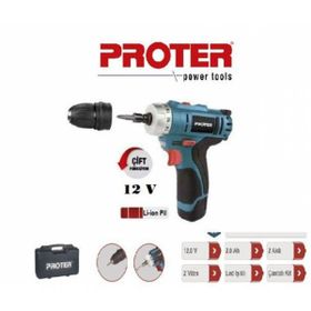 Proter PST 222 12 V Şarjlı Tornavida