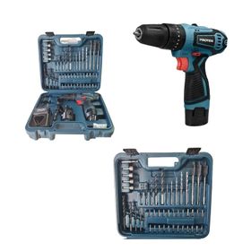 PROTER PST 352 2x2 Ah Akülü 52 Parça Matkap Seti