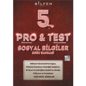 Pro&Test 5. Sınıf Sosyal Bilgiler Yeni Nesil Soru Bankası-Bilfen Yayınları