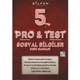 Pro&Test 5. Sınıf Sosyal Bilgiler Yeni Nesil Soru Bankası-Bilfen Yayınları