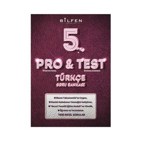 Pro&Test 5. Sınıf Türkçe Yeni Nesil Soru Bankası-Bilfen Yayınları