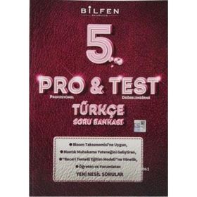 Pro&Test 5. Sınıf Türkçe Yeni Nesil Soru Bankası-Bilfen Yayınları