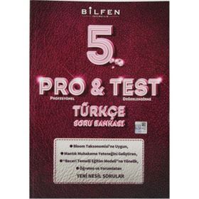 Pro&Test 5. Sınıf Türkçe Yeni Nesil Soru Bankası-Bilfen Yayınları