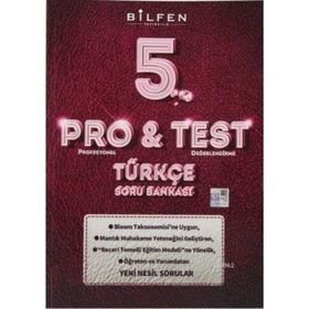 Pro&Test 5. Sınıf Türkçe Yeni Nesil Soru Bankası-Bilfen Yayınları