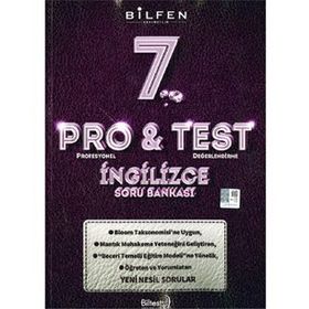 Pro&Test 7. Sınıf İngilizce Yeni Nesil Soru Bankası-Bilfen Yayınları