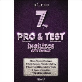 Pro&Test 7. Sınıf İngilizce Yeni Nesil Soru Bankası-Bilfen Yayınları