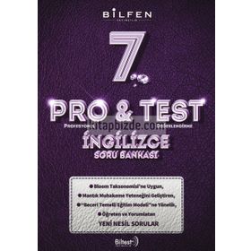 Pro&Test 7. Sınıf İngilizce Yeni Nesil Soru Bankası-Bilfen Yayınları