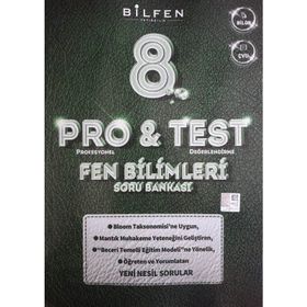 Pro&Test 8. Sınıf Lgs Fen Bilimleri Yeni Nesil Soru Bankası-Bilfen Yayınları
