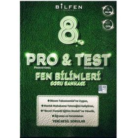 Pro&Test 8. Sınıf Lgs Fen Bilimleri Yeni Nesil Soru Bankası-Bilfen Yayınları