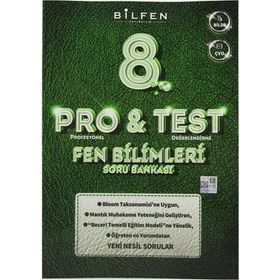 Pro&Test 8. Sınıf Lgs Fen Bilimleri Yeni Nesil Soru Bankası-Bilfen Yayınları