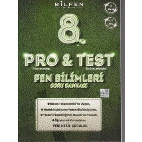 Pro&Test 8. Sınıf Lgs Fen Bilimleri Yeni Nesil Soru Bankası-Bilfen Yayınları