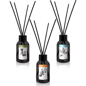 Prova 3x100 ml Cotton Flower + Coco Sun + Peach Tea Bambu Çubuklu Oda Kokusu