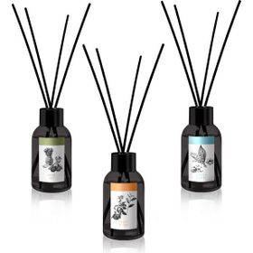 Prova 3x100 ml Cotton Flower + Coco Sun + Peach Tea Bambu Çubuklu Oda Kokusu
