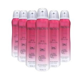 Prova Big Crystal 6x150 ml Kadın Sprey Deodorant