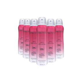 Prova Big Crystal 6x150 ml Kadın Sprey Deodorant