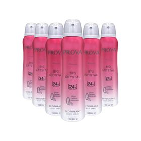 Prova Big Crystal 6x150 ml Kadın Sprey Deodorant