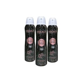 Prova Black Option 3x150 ml Kadın Sprey Deodorant