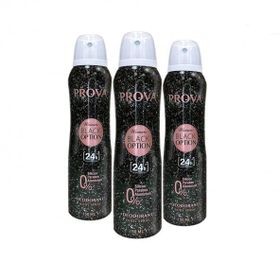 Prova Black Option 3x150 ml Kadın Sprey Deodorant