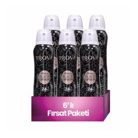 Prova Black Option 6x150 ml Kadın Sprey Deodorant