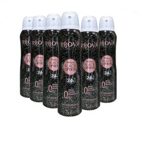 Prova Black Option 6x150 ml Kadın Sprey Deodorant