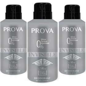 Prova Invisible 3x150 ml Erkek Deodorant