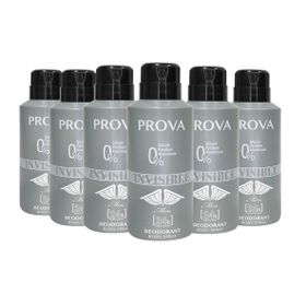 Prova Invisible 6x150 ml Erkek Deodorant