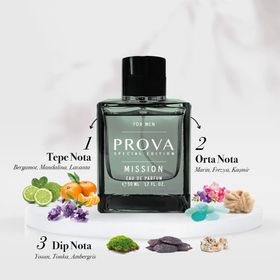Prova Special Edition Mission 50 ml EDP Erkek ve Pallete 50 ml EDP 2 x 50 ml Kadın Parfüm Seti