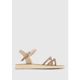 Provoq 4270107100100 Altın Kadın Düz Sandalet