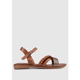 Provoq 4345823516030 Taba Kadın Düz Sandalet