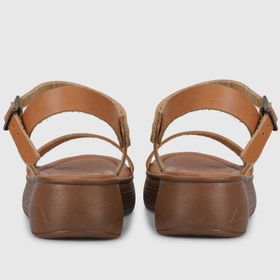 Provoq 4345823516030 Taba Kadın Düz Sandalet