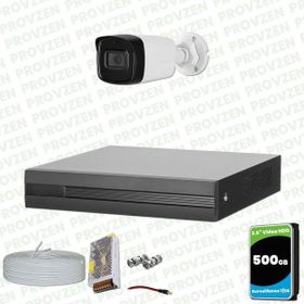 Provzen Dahua 1 Kameralı 40 m Gece Görüşlü Güvenlik Kamerası