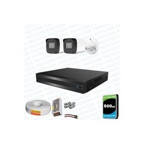 Provzen Hikvision RV 2 Kamera 500GB HDD Güvenlik Kamerası