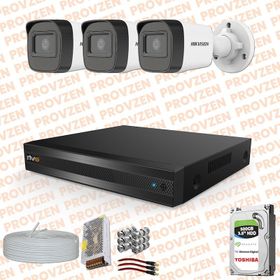 Provzen Hikvision RV 3 Kamera 500GB HDD Güvenlik Kamerası