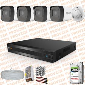 Provzen Hikvision RV 4 Kamera 500GB HDD Güvenlik Kamerası