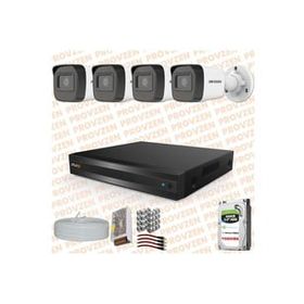 Provzen Hikvision RV 4 Kamera 500GB HDD Güvenlik Kamerası